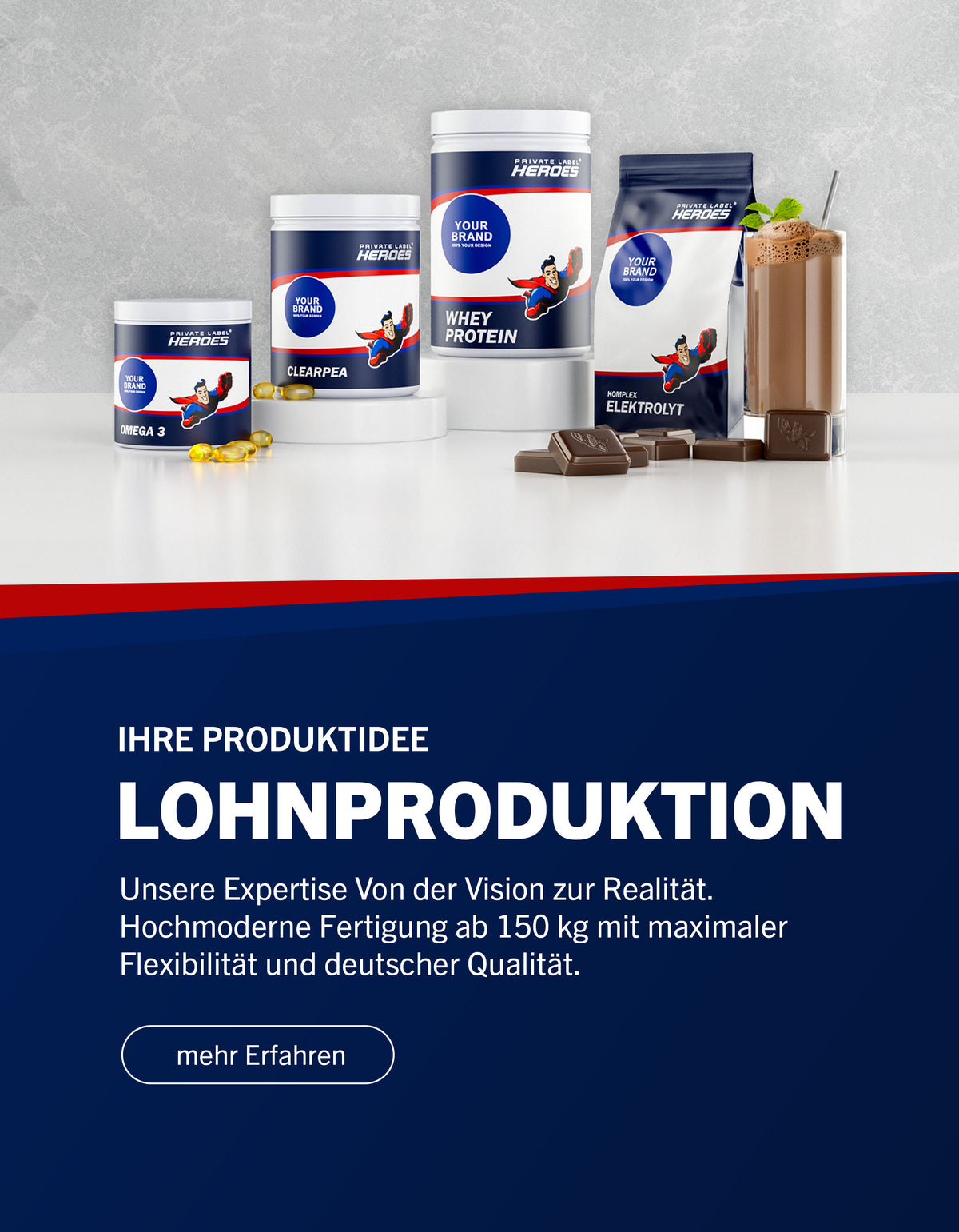 Lohnproduktion bei Private Label Heroes