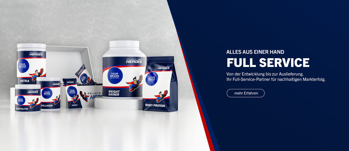 Full Service bei Private Label Heroes - Alles aus einer Hand