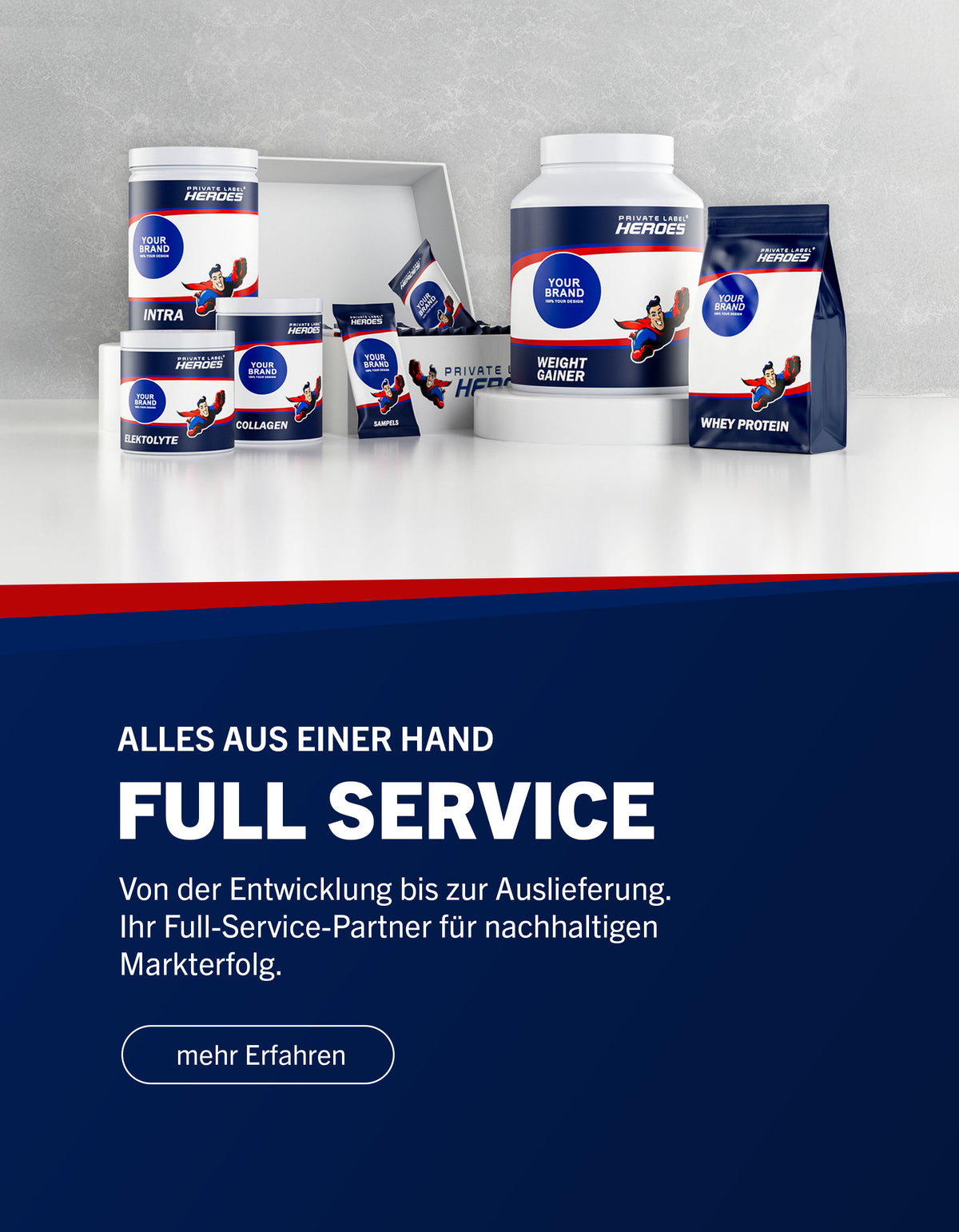 Full Service bei Private Label Heroes - Alles aus einer Hand