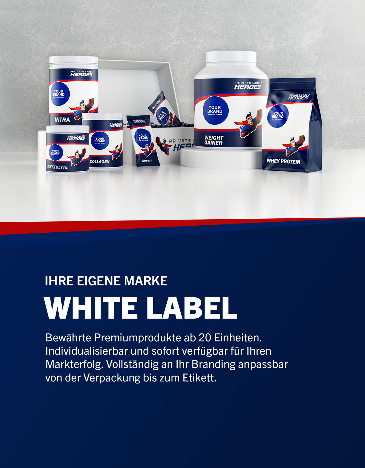 White Label bei Private Label Heroes - Ihre eigene Marke